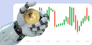 Vinstis kryptovaluta-børs plattform dashbordvisning